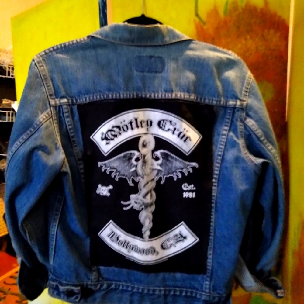 Motley crue  denim jacket